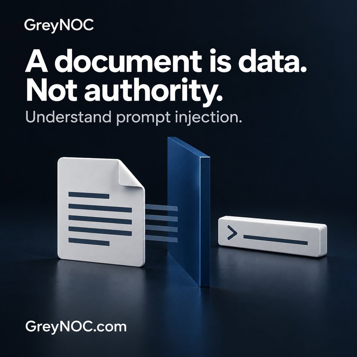GreyNOC reminder: a document is data, not authority